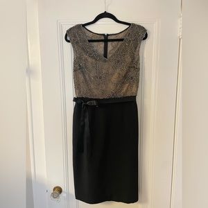 Rickie Freeman Teri Jon Beaded Dress Size 4